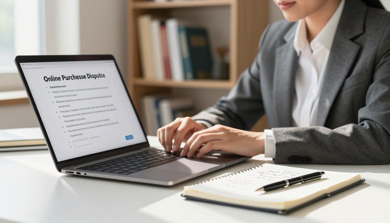 online purchase dispute claim process